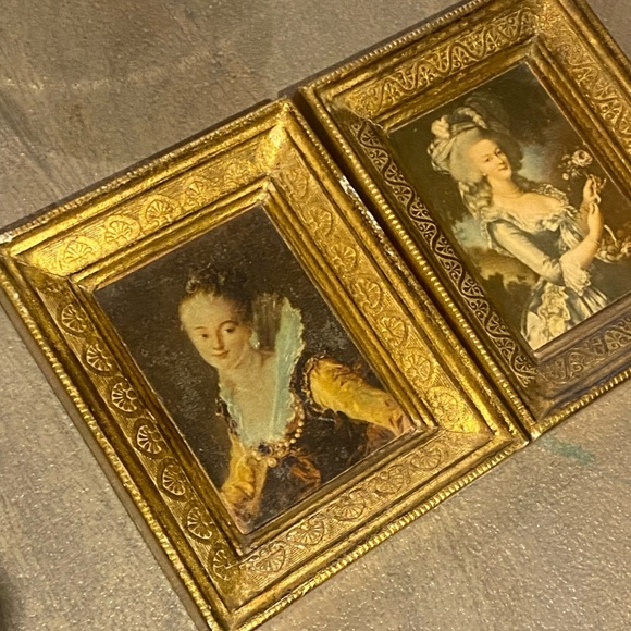 2 stunning Italian handmade frames with women - Picture 2 of 10